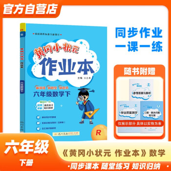 黄冈小状元作业本2024春新版六年级下册数学人教版R小学6年级天天练单元同步训练辅导练习册 下载