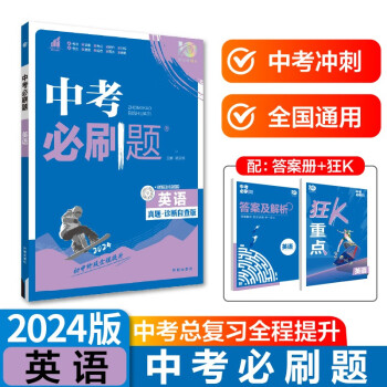 中考必刷题 英语 中考总复习 初二三中考复习辅导资料 初中必刷题八九年级同步练习册 理想树2024版 下载