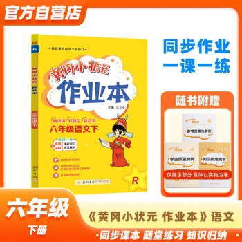 黄冈小状元作业本2024春新版六年级下册语文人教部编版R小学6年级天天练单元同步训练辅导练习册 下载