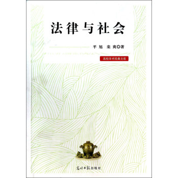 高校学术经典文库：法律与社会 下载