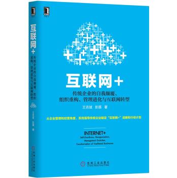 互联网+：传统企业的自我颠覆、组织重构、管理进化与互联网转型 下载